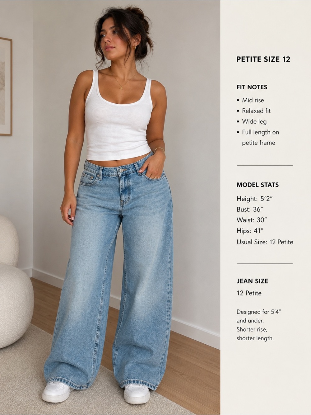 Reitmans Light Blue wide leg Jeans